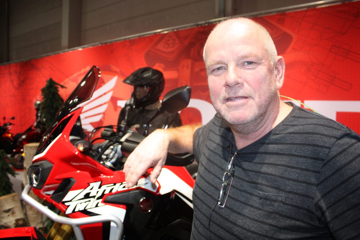 Mr. Africa Twin. Arne Lien har god erfaring med CRF1000L Africa Twin. MC-messa 2017