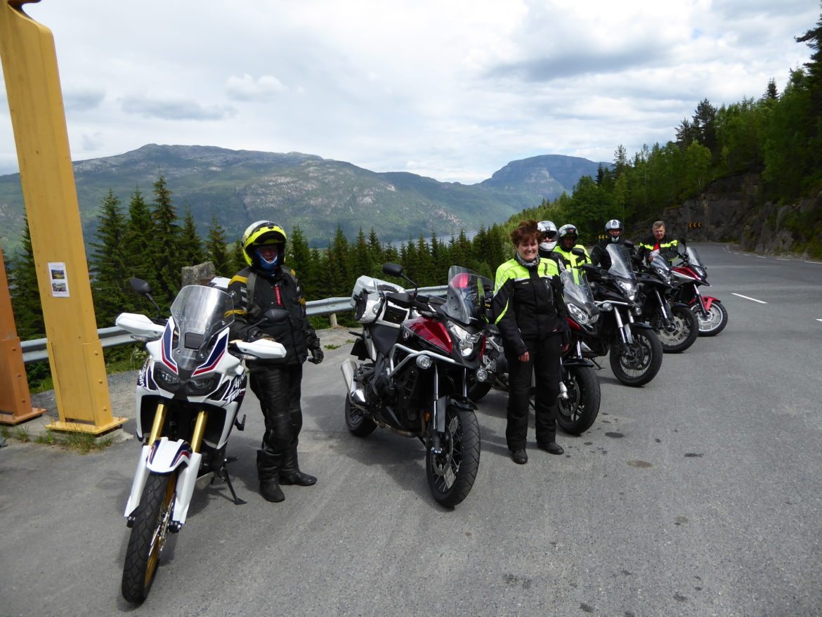 Honda Riders Club Norge Mc-tur i telemark