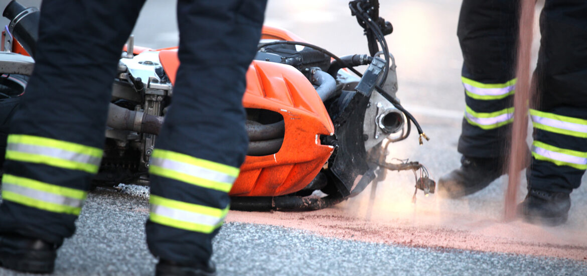 Motorcycle accident first aid