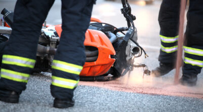 Motorcycle accident first aid